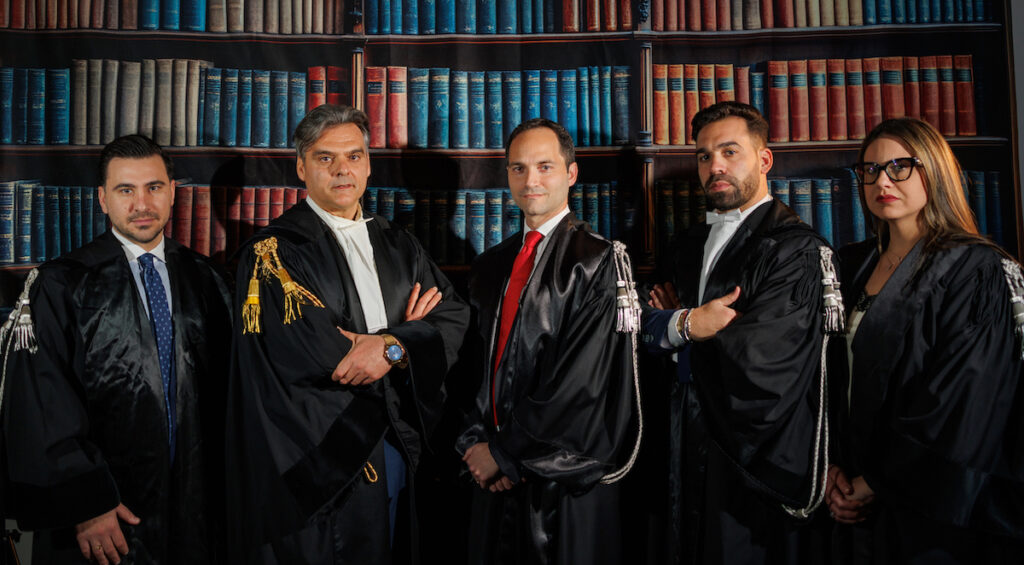 Avv. Piccione, Avv. Campisi, Avv. Sirugo, Avv. Cappello, Avv. Izzo